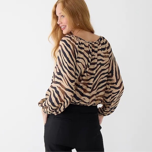 J.Crew new with tags size large drapery top - Picture 6 of 8